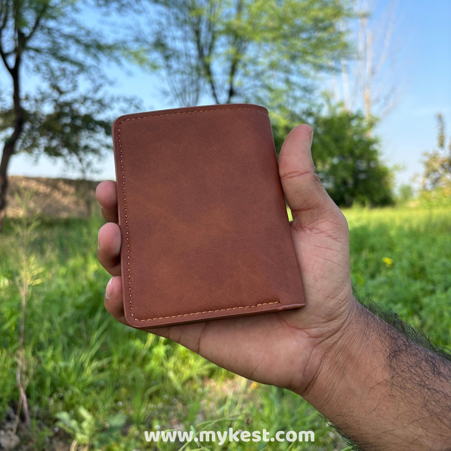 M Series Premium Handcrafted Leather Mini Wallet | Slim Bifold Card Holder