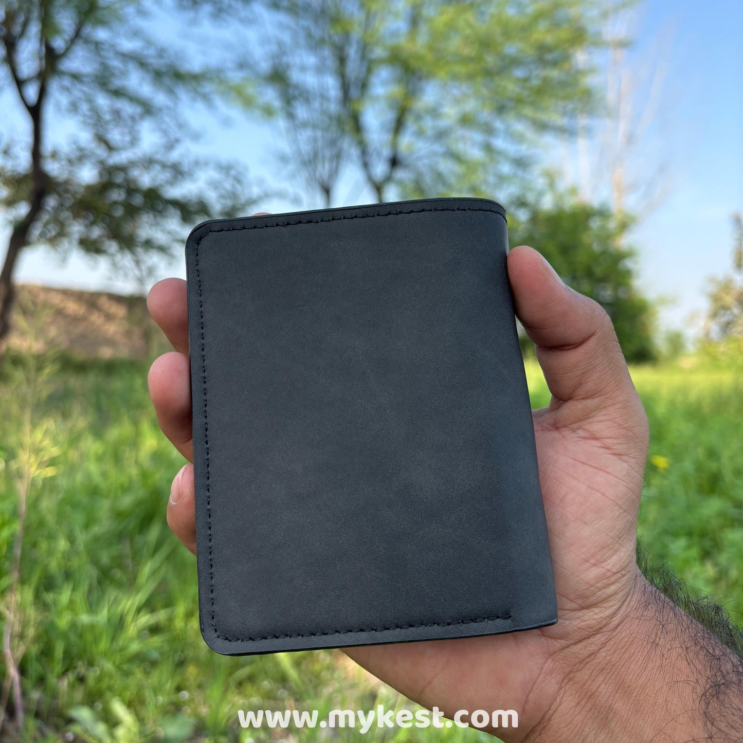 M Series Premium Handcrafted Leather Mini Wallet | Slim Bifold Card Holder