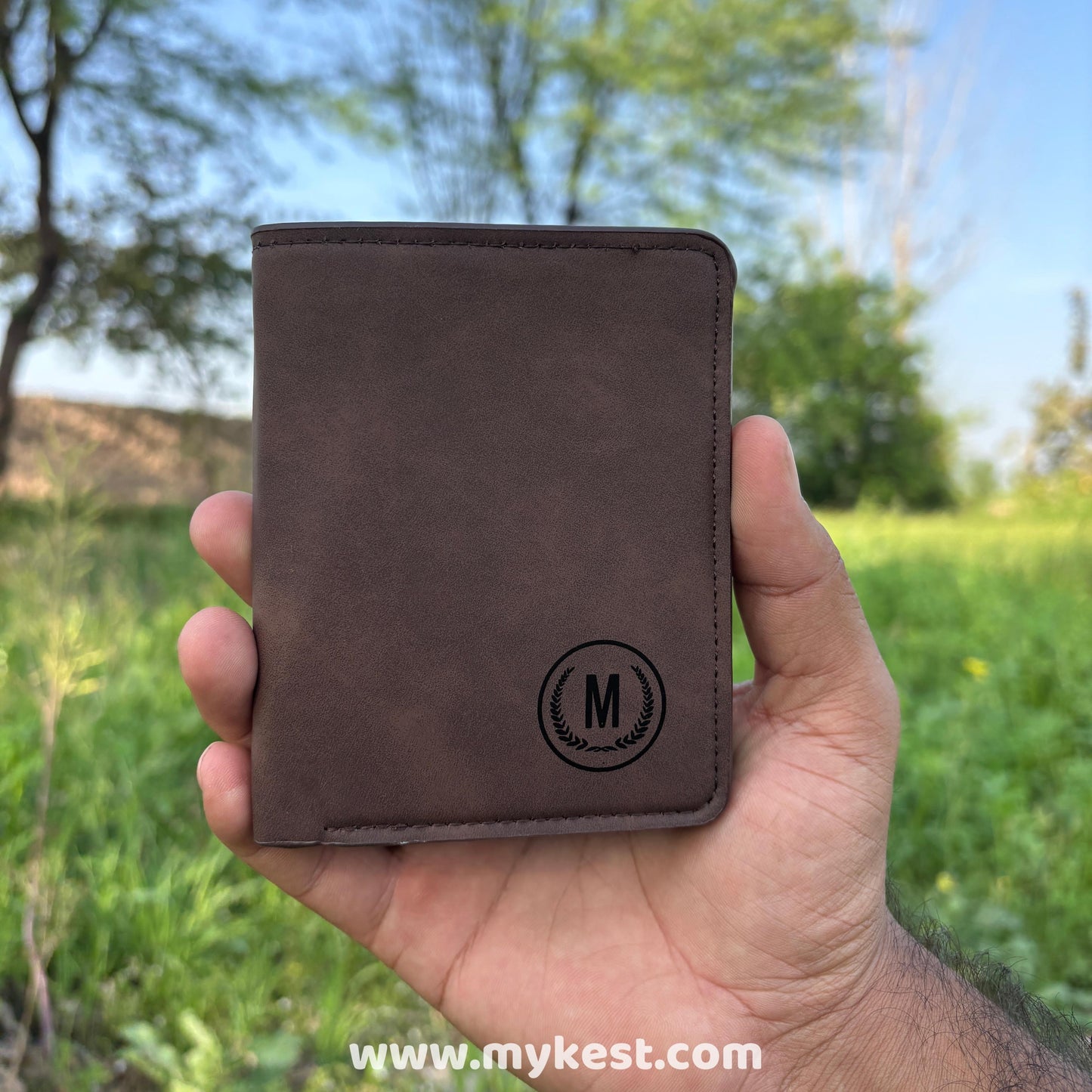 M Series Premium Handcrafted Leather Mini Wallet | Slim Bifold Card Holder