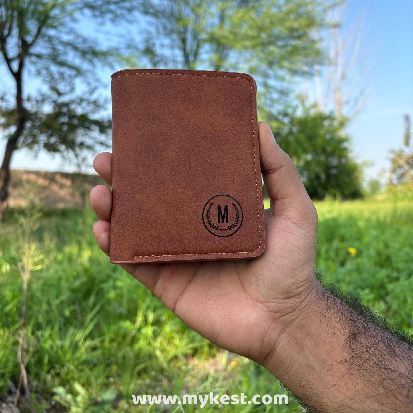M Series Premium Handcrafted Leather Mini Wallet | Slim Bifold Card Holder